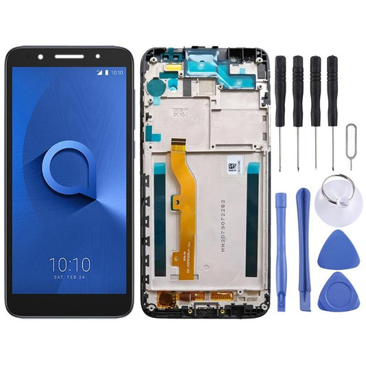 Full Lcd Screen Assembly For Alcatel 1X 2018 With Frame Replacement Part