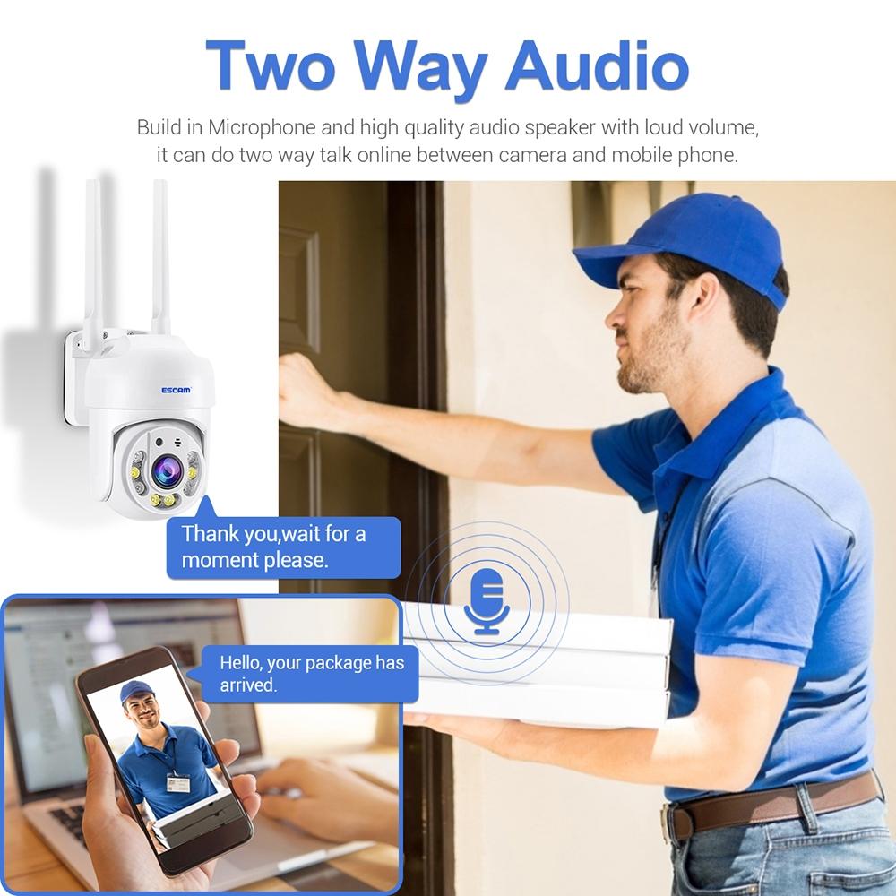 4Mp Wifi Camera With Two Way Voice Night Vision And Motion Detection
