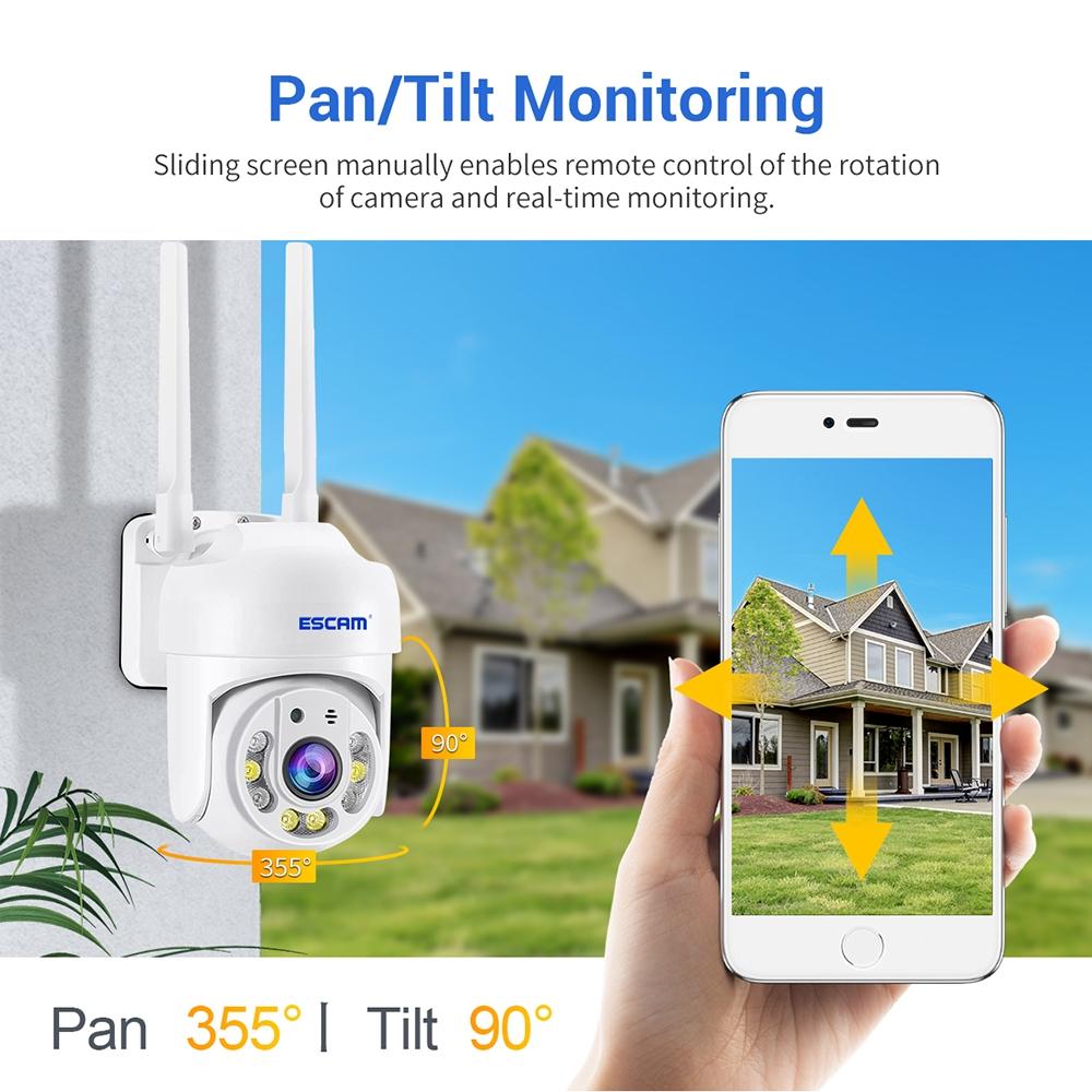 4Mp Wifi Camera With Two Way Voice Night Vision And Motion Detection