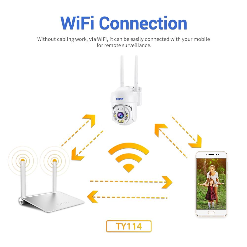 4Mp Wifi Camera With Two Way Voice Night Vision And Motion Detection
