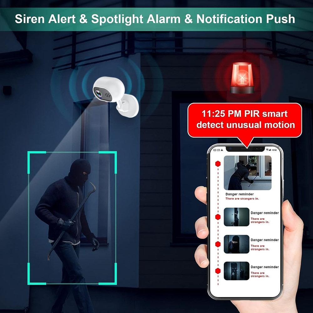 1080P High Definition Wifi Smart Surveillance Camera With Two Way Voice And Night Vision
