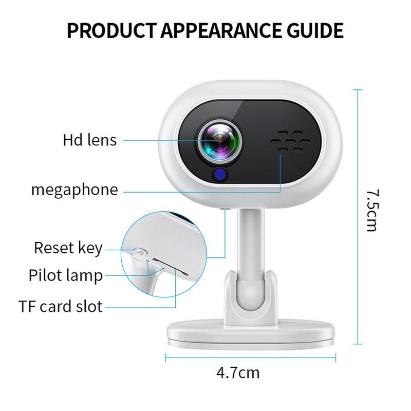 1080P High Definition Wifi Smart Surveillance Camera With Two Way Voice And Night Vision