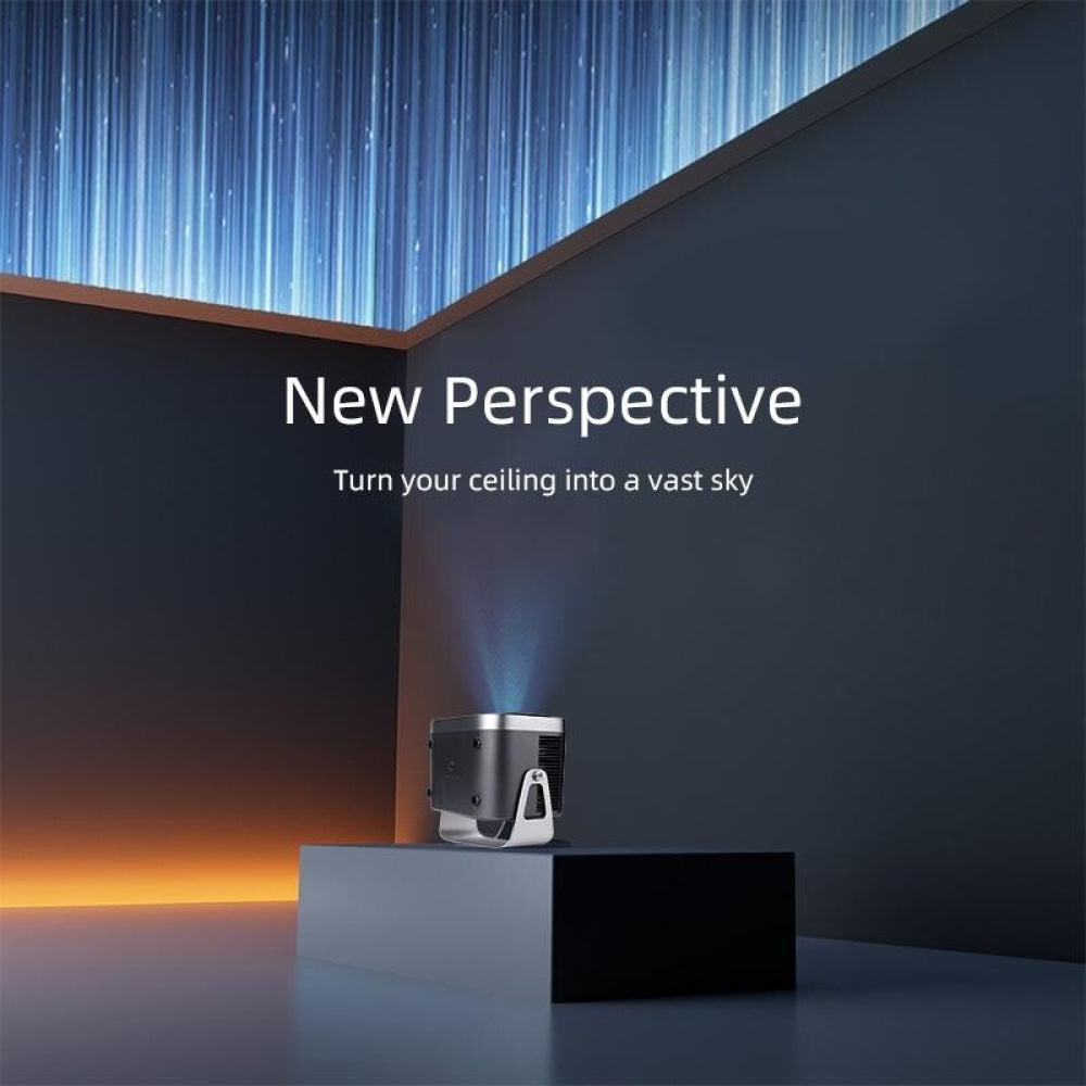 360 Degree Rotating Mini Android Projector 150 Lumens 1280X720p Hd Display