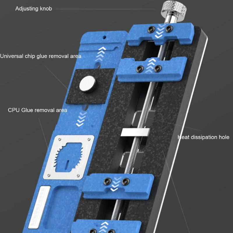Universal Dual Axis Fixture With Three Card Slots For Motherboard Repair
