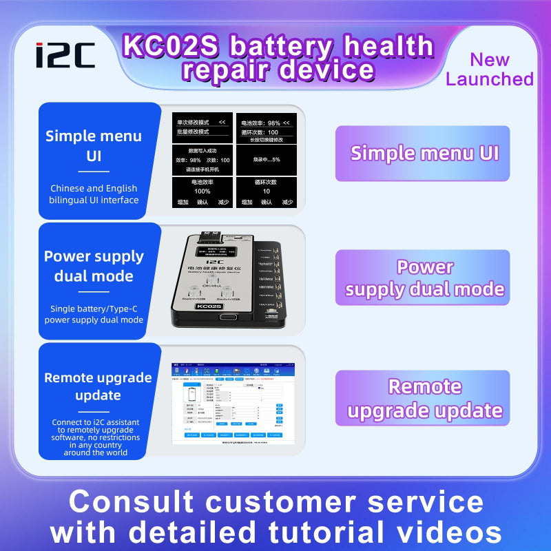 For Iphone Battery Recovery Device 11 15 Series I2c Kc02s Repair And Setup Guide
