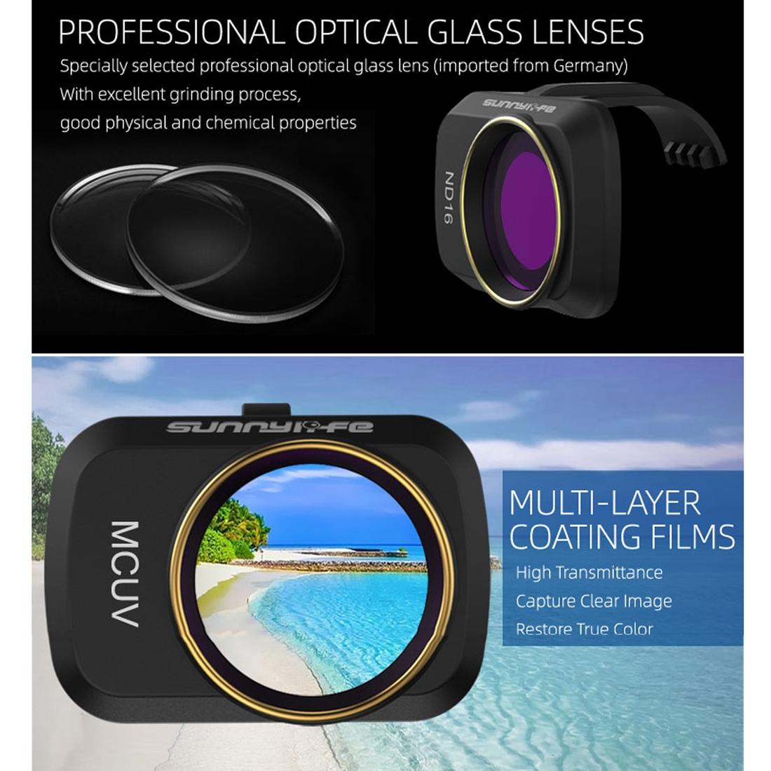 4 In 1 Drone Lens Filter For Dji Mavic Mini / 2 Mm Fi9256