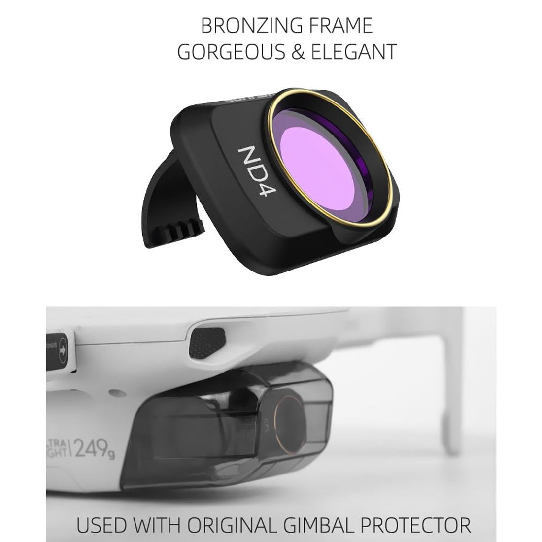 4 In 1 Drone Lens Filter For Dji Mavic Mini / 2 Mm Fi9256