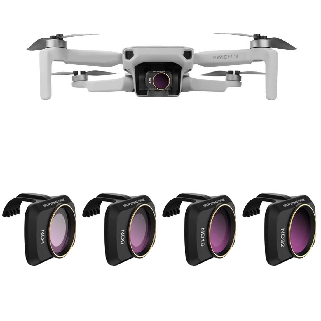 4 In 1 Drone Lens Filter For Dji Mavic Mini / 2 Mm Fi9256