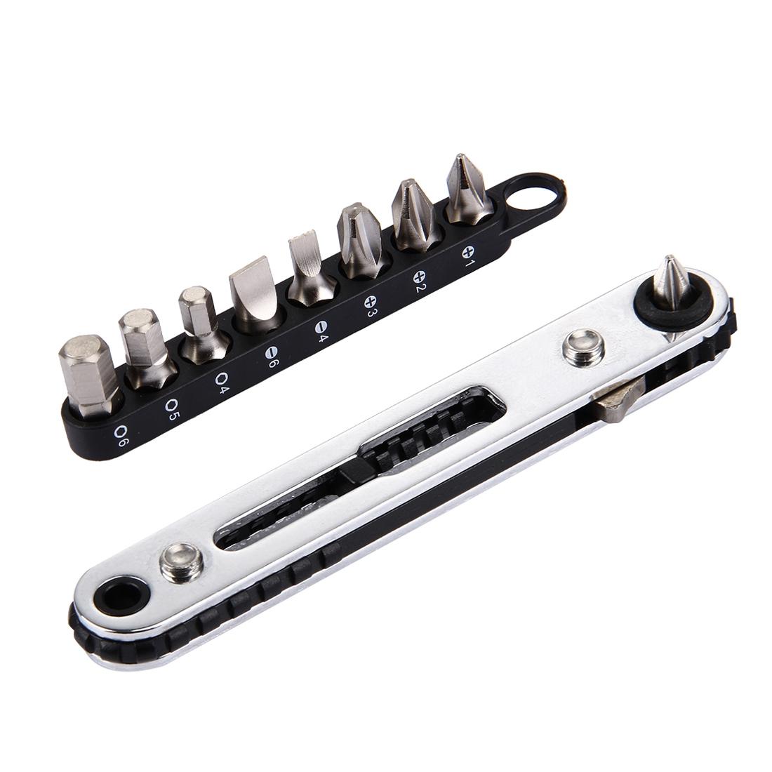 9 In 1 Thin Ratchet Wrench Set For Narrow Spaces And Versatile Applications