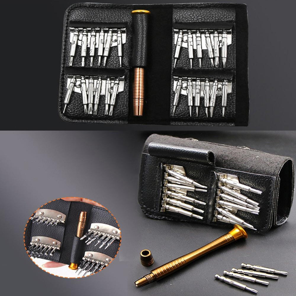 Universal 25 In 1 Screwdriver For Smartphones Cameras Laptops Watches Glasses