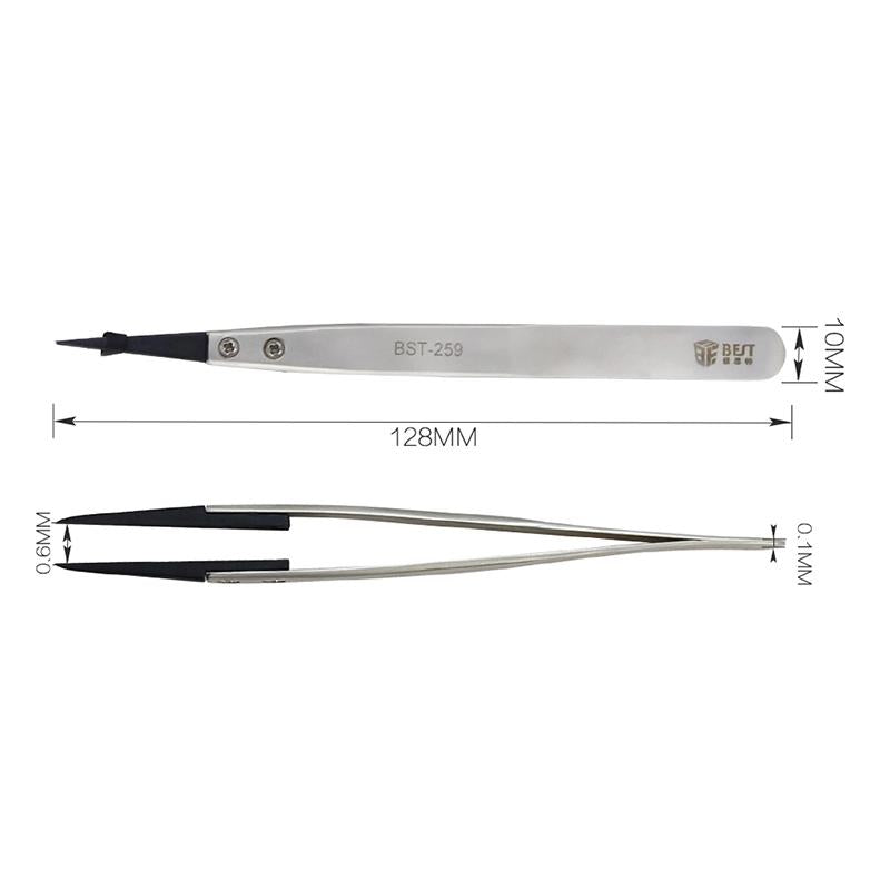 Stainless Steel Anti Static Tweezer Bst 259