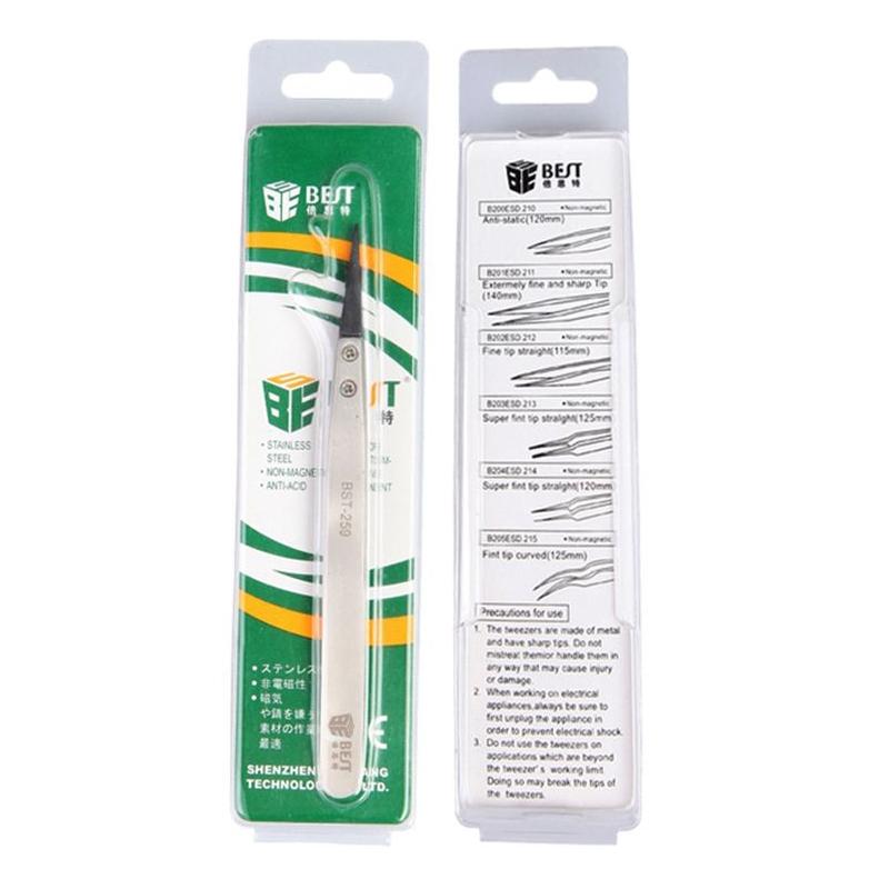 Stainless Steel Anti Static Tweezer Bst 259