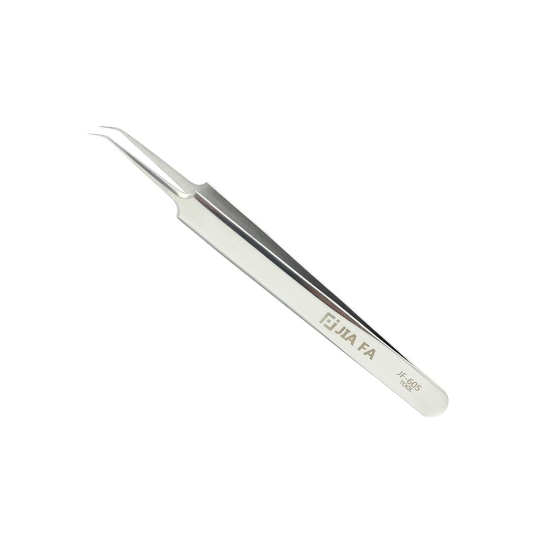 Stainless Steel Curved Tip Tweezers For Electrical And Electronic Applications