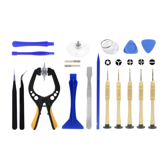 19 In Multi Functional Repair Tool Set With Carrying Bag For Home And Garden Use
