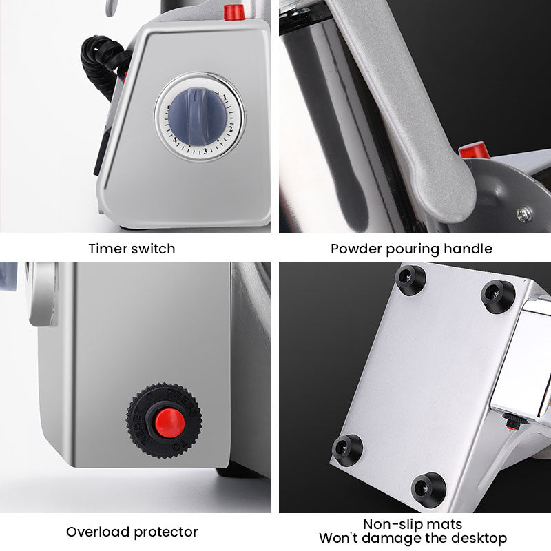 1 Sets of 1 Sets Of 3000W 800G Parts Free Big Capacity Grinder. Grinds Herbs Coffee Grains Spices Medicine Wheat & Dry F