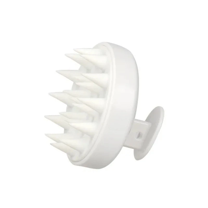 Silicone Shampoo Brush Head Scalp Massage Comb Hair Washing Body Bath Shower Salon Hairdressing Tool
