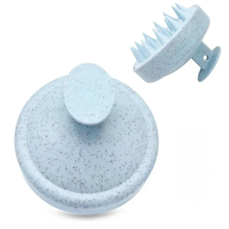 Silicone Shampoo Brush Head Scalp Massage Comb Hair Washing Body Bath Shower Salon Hairdressing Tool