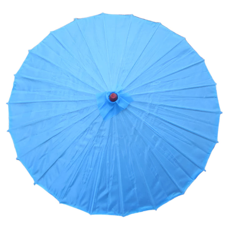 Chinese Colored Fabric Umbrella White Pink Parasols China Traditional Dance Japanese Silk Props