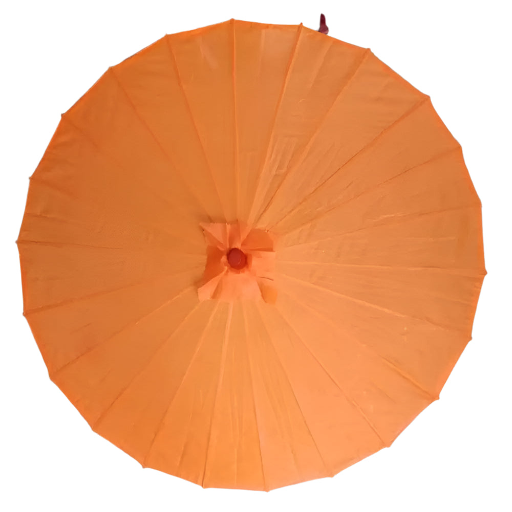 Chinese Colored Fabric Umbrella White Pink Parasols China Traditional Dance Japanese Silk Props