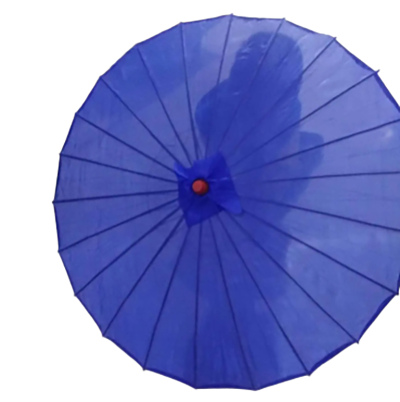 Chinese Colored Fabric Umbrella White Pink Parasols China Traditional Dance Japanese Silk Props