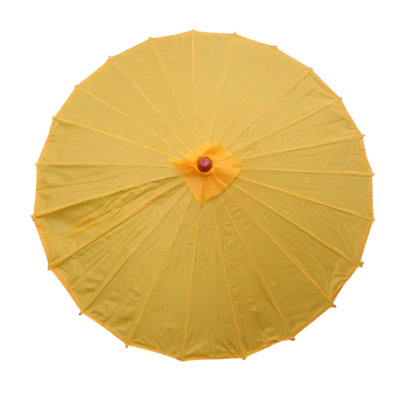 Chinese Colored Fabric Umbrella White Pink Parasols China Traditional Dance Japanese Silk Props