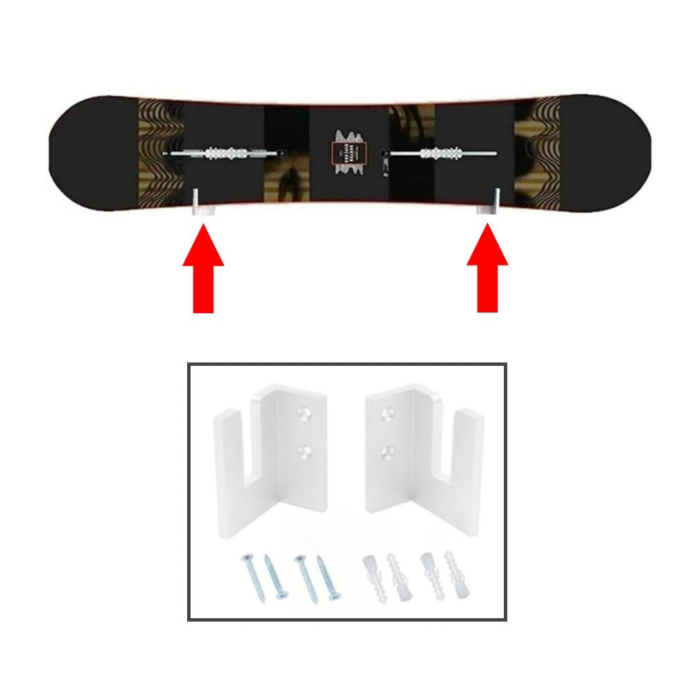 Wall Mount For One Pair Of Four Wheel Skateboards Acrylic Display Rack