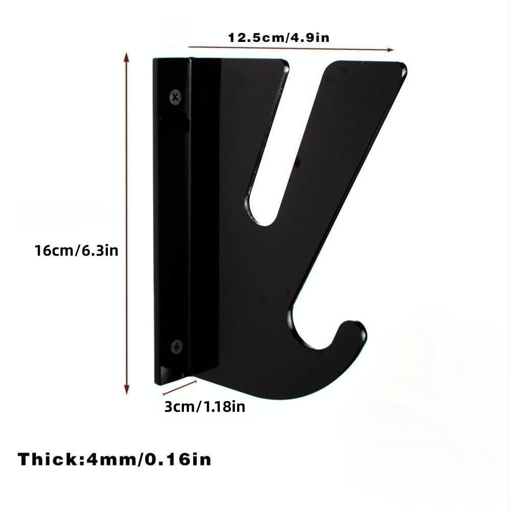 Wall Mount Bracket For Four Wheel Skateboards Acrylic Display Rack