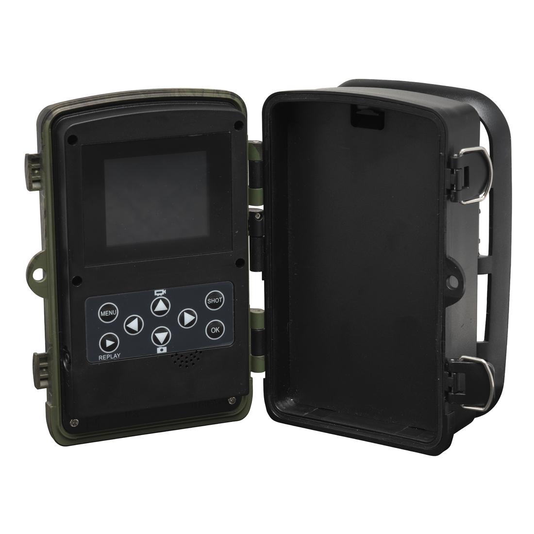 Eight Megapixel Waterproof Trail Camera With Night Vision And Wide Angle Display