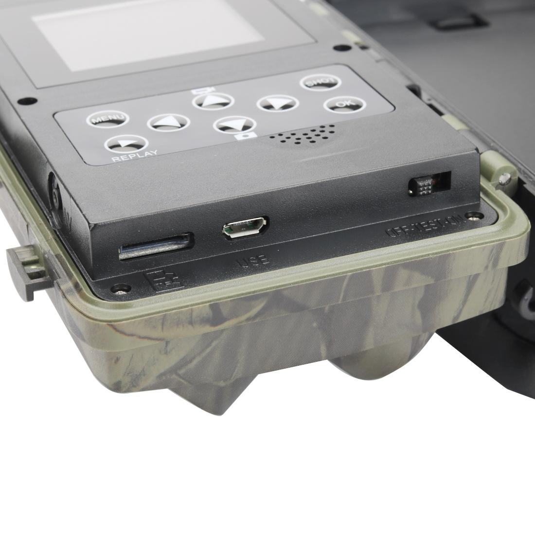Eight Megapixel Waterproof Trail Camera With Night Vision And Wide Angle Display