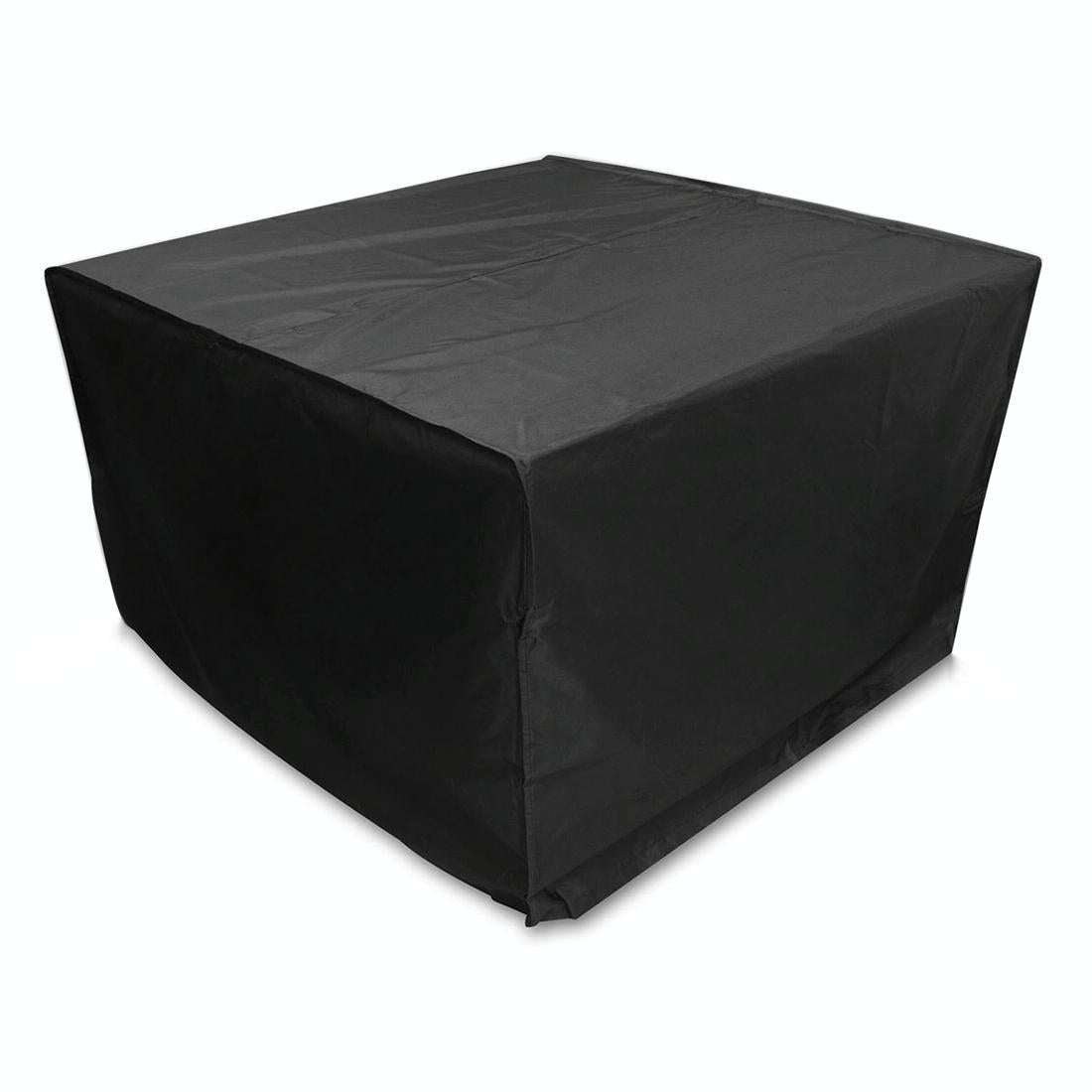 Outdoor Furniture Set Cover Waterproof Dust Proof 210D Oxford Cloth Black