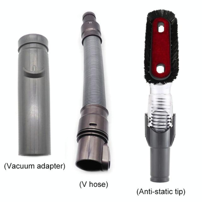 3 In 1 Bendable Anti Static Suction Head Kit For Dyson V6 / Dc Vacuum
