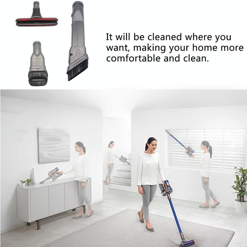 3-Piece Replacement Brush Set For Dyson Vacuum Cleaner