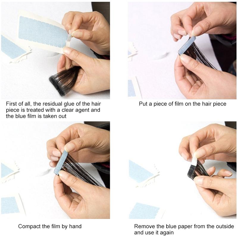 Double Sided Hair Extension Film Five Piece Set For Care And Styling