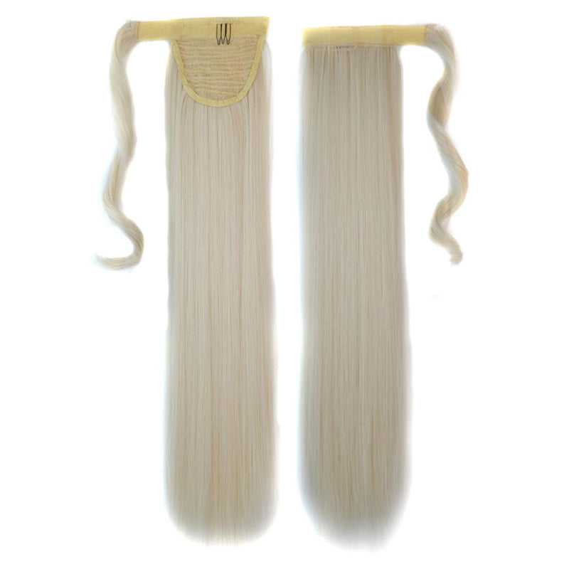 60 Inch Long Straight Ponytail With Invisible Bandage For Seamless Look