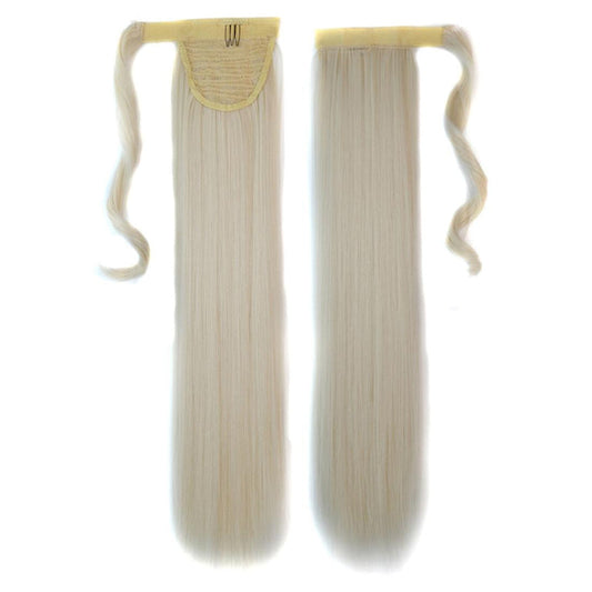 60 Inch Long Straight Ponytail With Invisible Bandage For Seamless Look