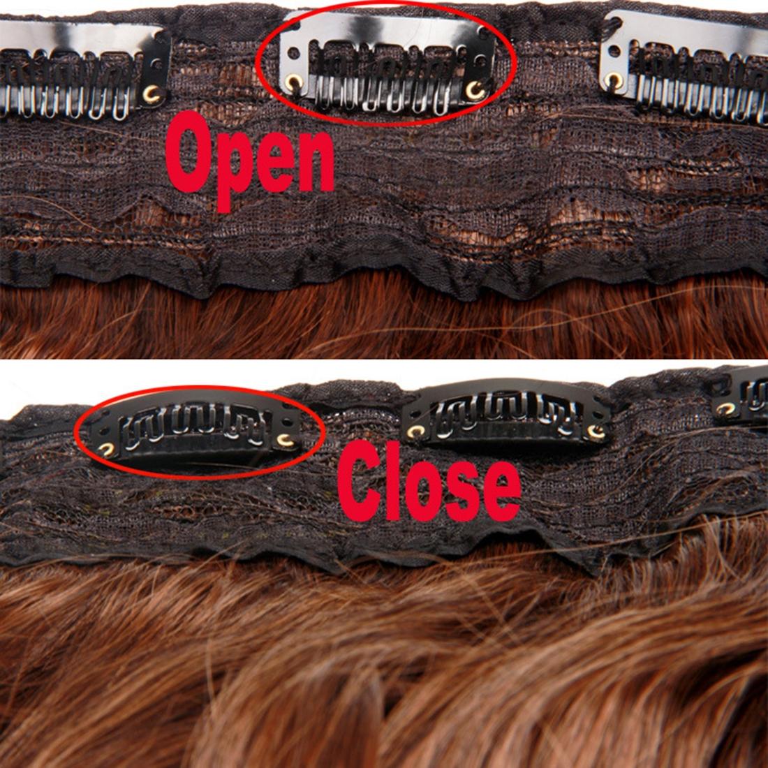 33M35 Long Straight Wig With Five Clips In Natural Look For Hair Extensions