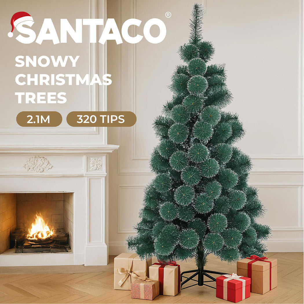 Santaco 2.1M 320 Tips Christmas Tree Full Pine Needle