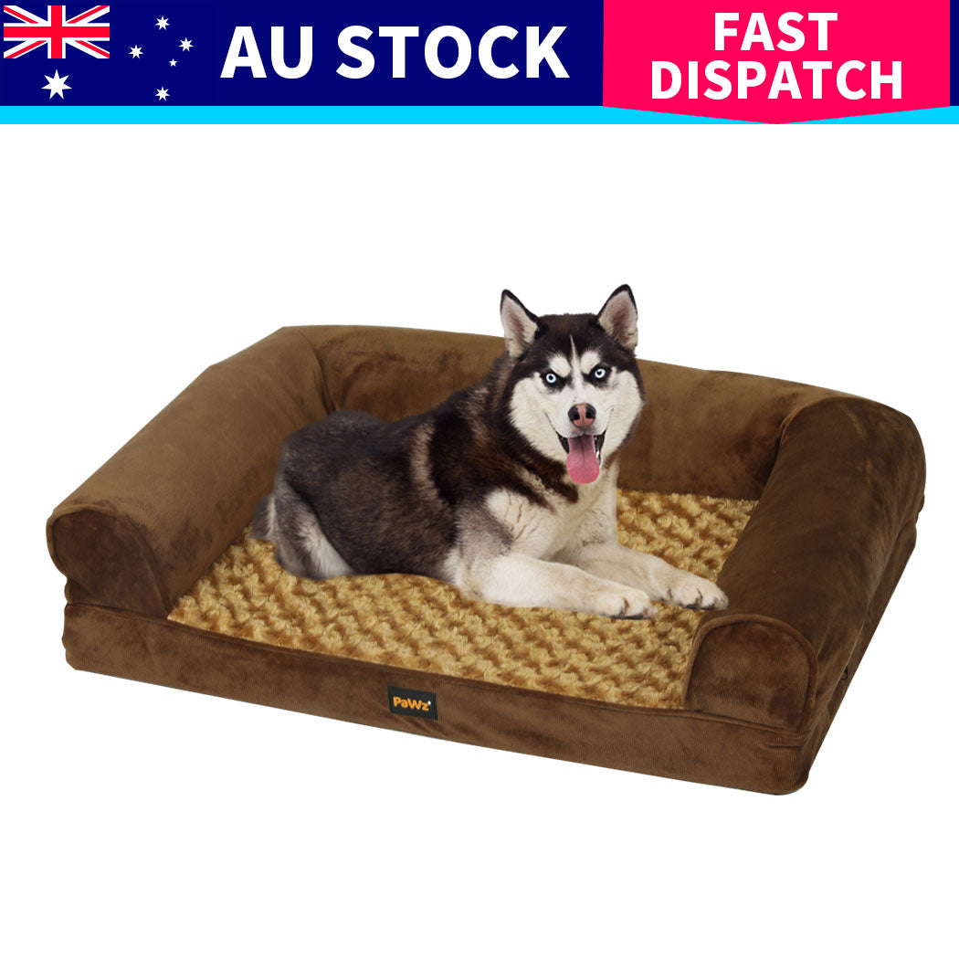 Pawz Pet Bed Sofa Dog Bedding Soft Warm L