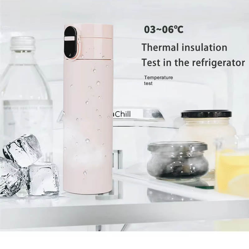 Smart Water Bottle With Temperature Display Vacuum Usb Charging Thermos 12H Hot Cup 320Ml Drinking Reminder Insulate