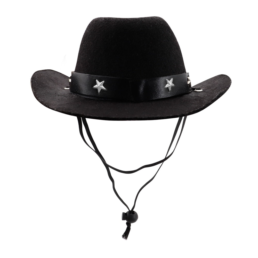 Small Medium Dogs Cute Cowboy Pet Hat