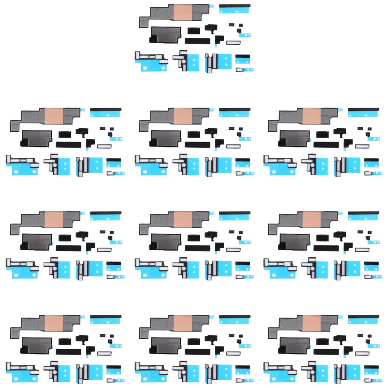 10 Piece Mainboard Heat Sink Sticker Set With Fpc Foam Pads For Iphone 15