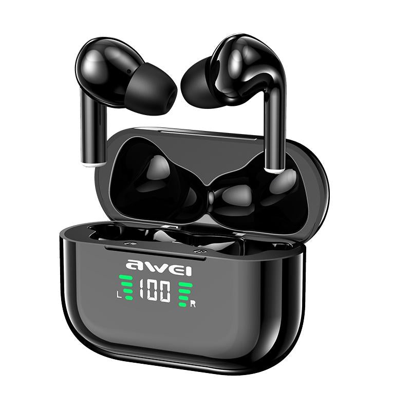 Wireless Bluetooth Headphones With Led Display And Tws Technology