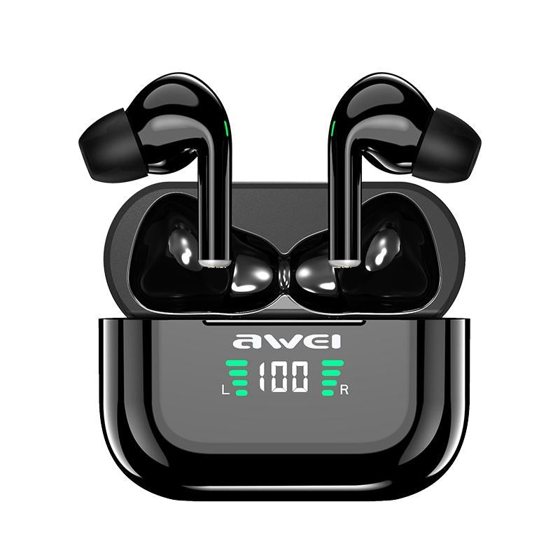 Wireless Bluetooth Headphones With Led Display And Tws Technology