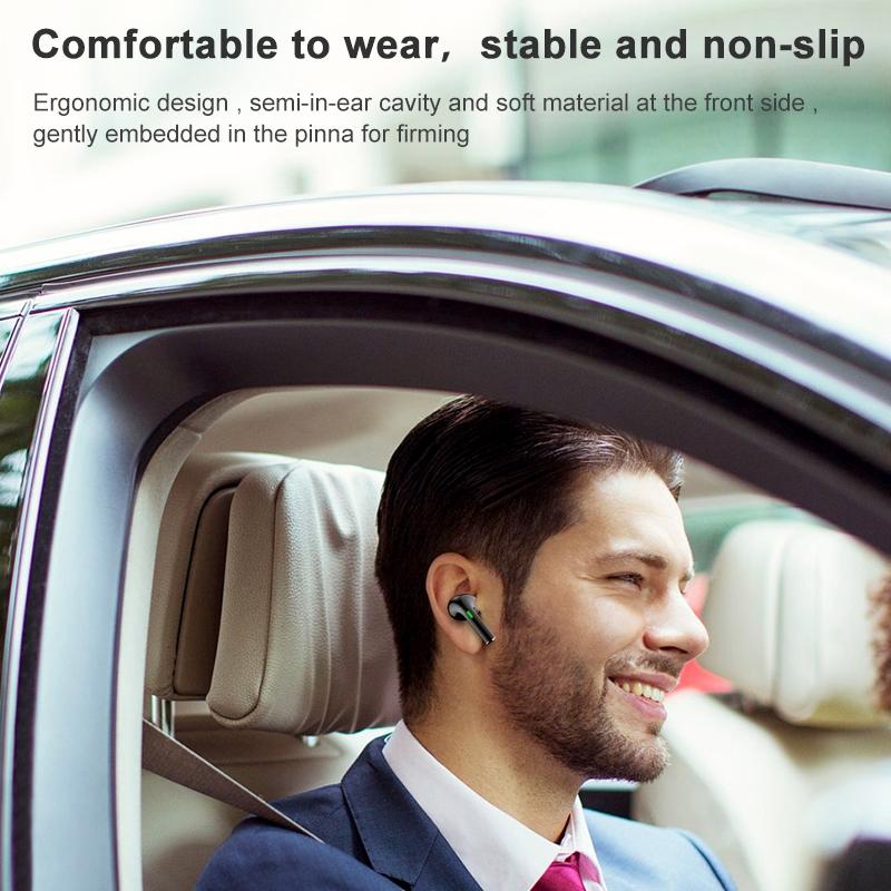 Wireless Bluetooth Headphones With Led Display And Tws Technology