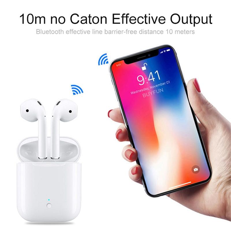 Wireless Charge Full Touch True Stereo Bluetooth Headset Version 5.0