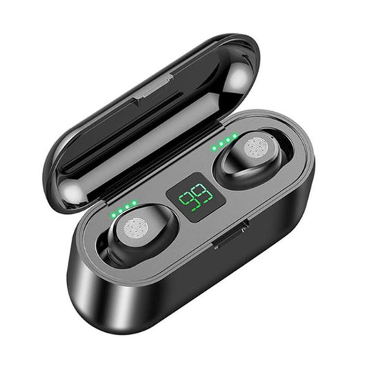 Wireless Bluetooth Headset With Touch Control And Charging Case Version Five Zero