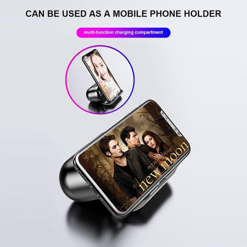 Wireless Bluetooth Headset With Touch Control And Charging Case Version Five Zero