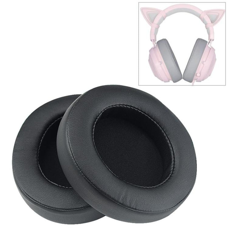 2 Pack Replacement Earpads For Kraken 7.1 V2 Pro Headphones Black Sponge Cover