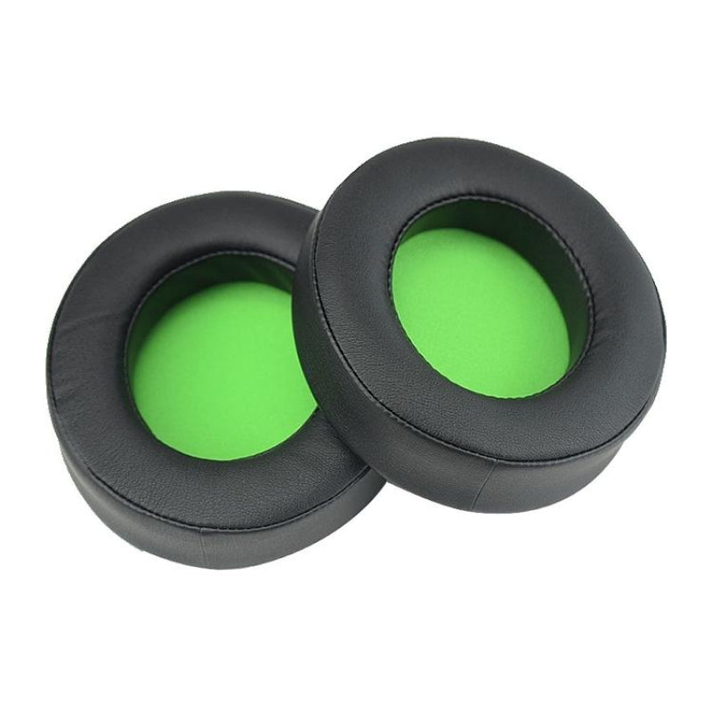 2 Pack Replacement Earpads For Razer Kraken 7.1 V2 Pro Headphones Green Sponge Cushions
