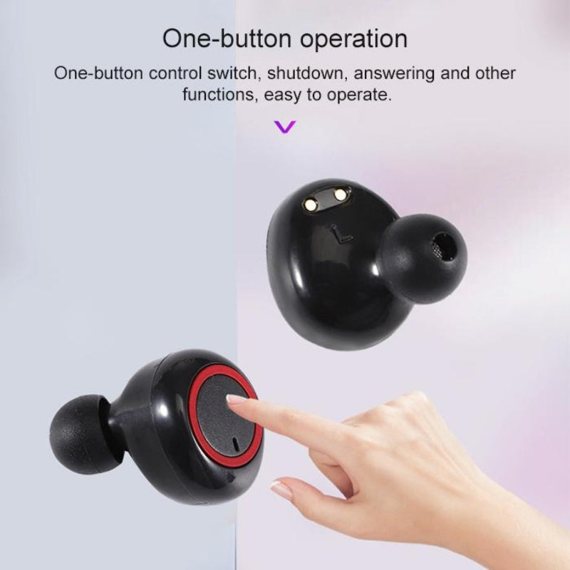 Wireless Stereo Bluetooth Headset With Charging Case Bth K08 Tws Version 5.0